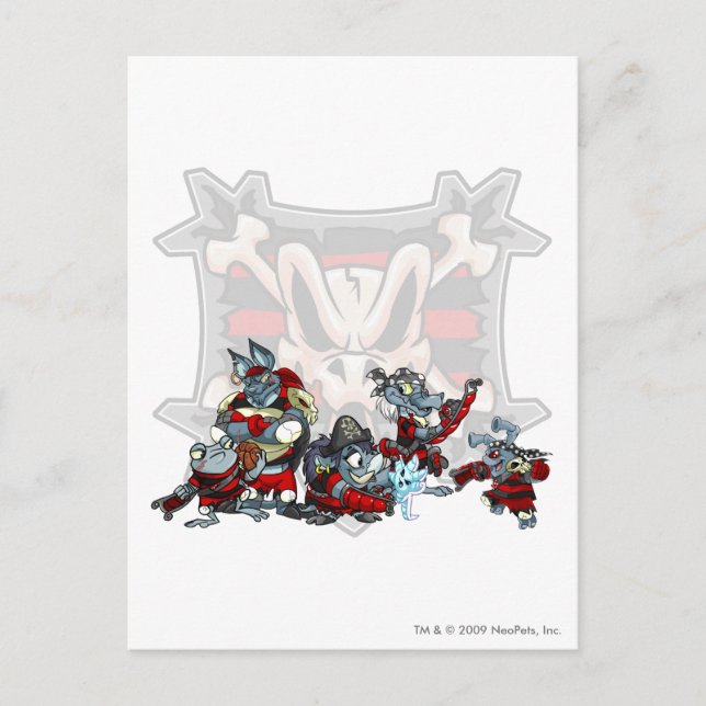 Team Krawk Island Group Postcard (Front)