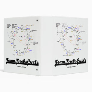 Team Krebs Cycle Citric Acid Cycle TCAC 3 Ring Binder