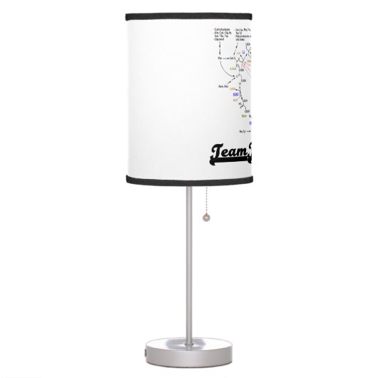 Team Krebs Cycle Citric Acid Cycle TCAC Table Lamp (Left)