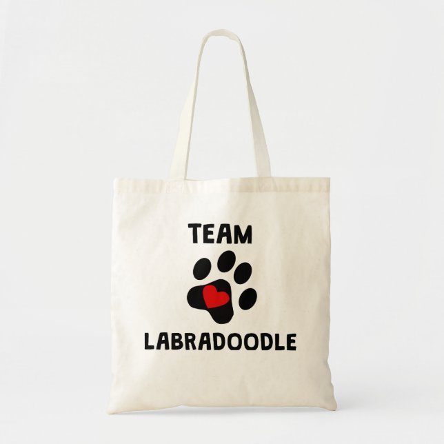 Team Labradoodle Tote Bag (Front)