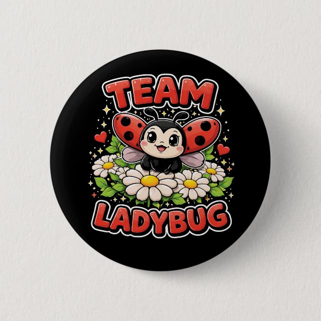 Team Ladybug Button (Front)