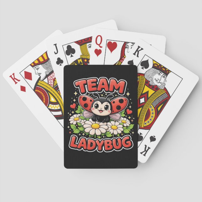 Team Ladybug Poker Cards (Back)