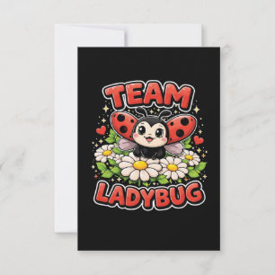 Team Ladybug Thank You Card