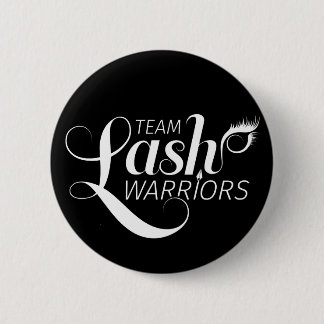 Team Lash Warriors Badge Pinback Button