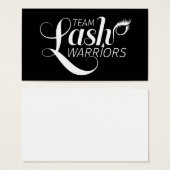 Team Lash Warriors Cards (Front & Back)