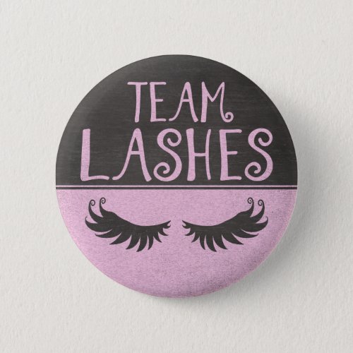 Team Lashes gender reveal pin