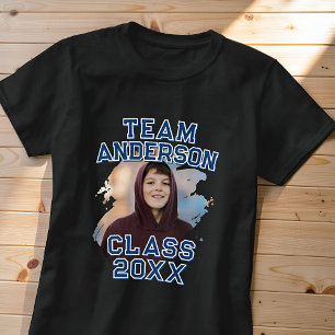 Team [Last Name] Graduation Photo Class of 20XX T-Shirt