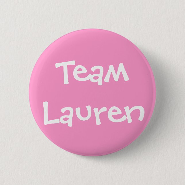 Team Lauren Button (Front)