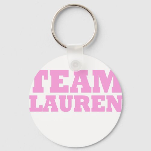 Team Lauren Keychain