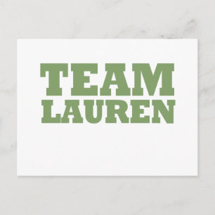 Team Lauren Postcard