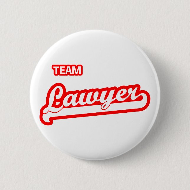 Team Lawyer Pinback Button (Front)