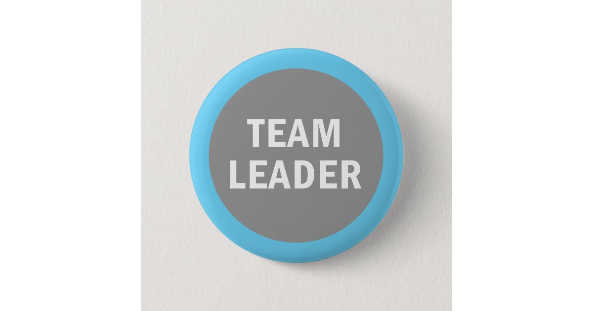 Team Leader identification badge Button