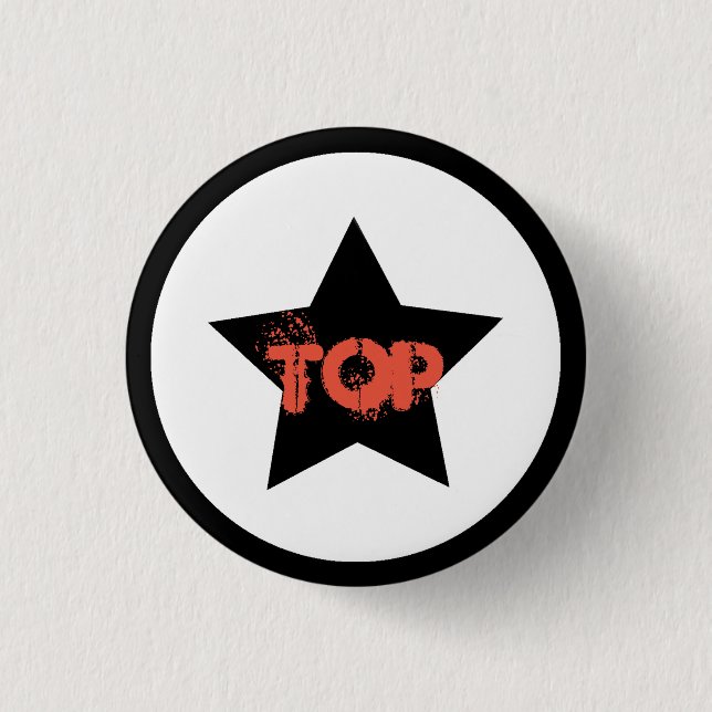 Team Leader Top Star Button Pin (Front)