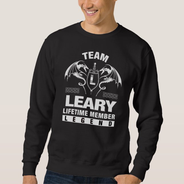 Team Leary Lifetime Member Sweatshirt (Front)