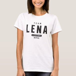 Team Lena Lifetime Member Personalized Name T-Shirt