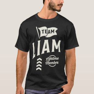 Team Liam Lifetime Member Personalized Name Liam T-Shirt