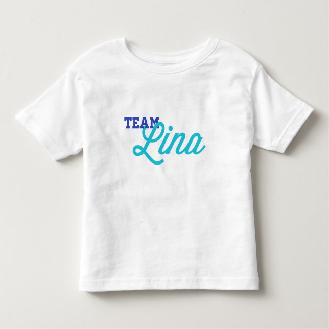 Team Lina Toddler Shirt (Front)