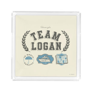 Team Logan Gilmore Girls Design Acrylic Tray