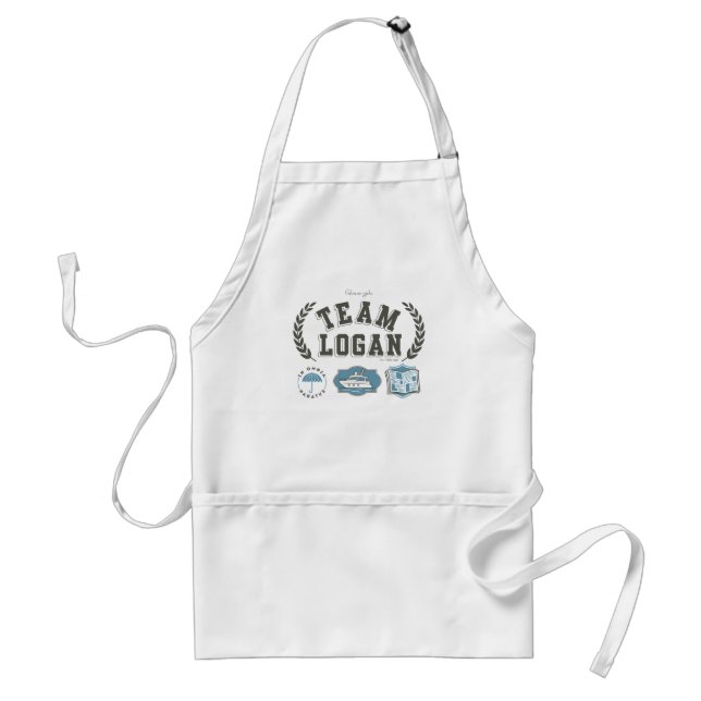 Team Logan Gilmore Girls Design Adult Apron (Front)