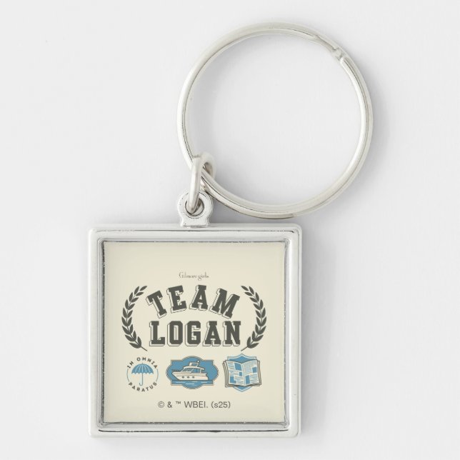 Team Logan Gilmore Girls Design Keychain (Front)