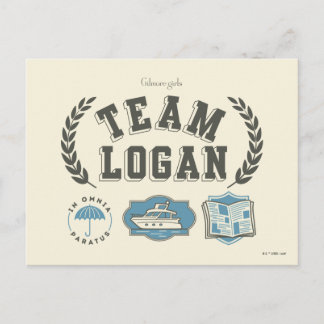 Team Logan Gilmore Girls Design Postcard