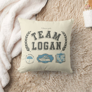 Team Logan Gilmore Girls Design Throw Pillow