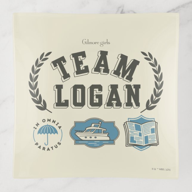 Team Logan Gilmore Girls Design Trinket Tray (Front)