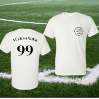 Team Logo Name Number Simple Modern Sport 