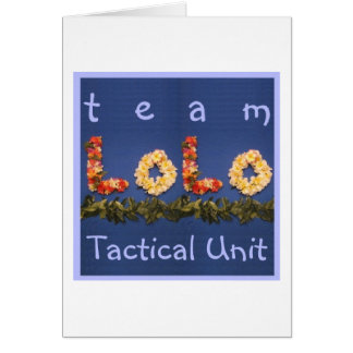 Team Lolo Tactical Unit Cards