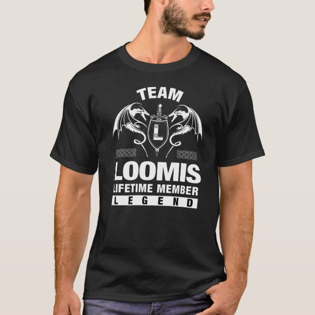 Team Loomis Lifetime Member T-Shirt (Front)