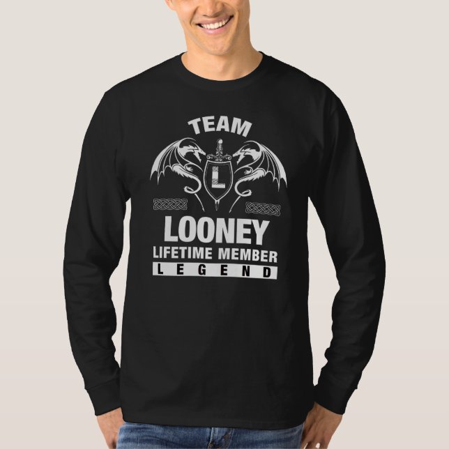 Team Looney Lifetime Member T-Shirt (Front)