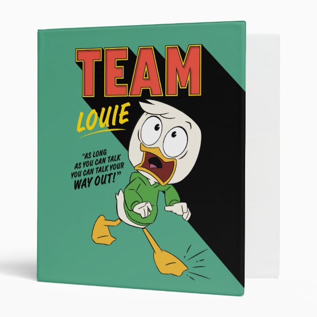 Team Louie 3 Ring Binder (Front/Inside)
