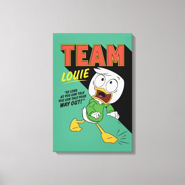 Team Louie Canvas Print (Front)