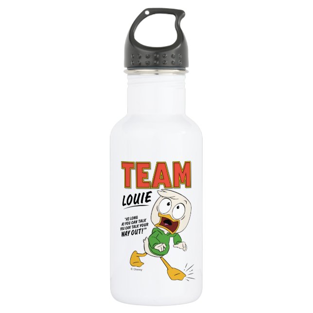Team Louie Stainless Steel Water Bottle (Front)