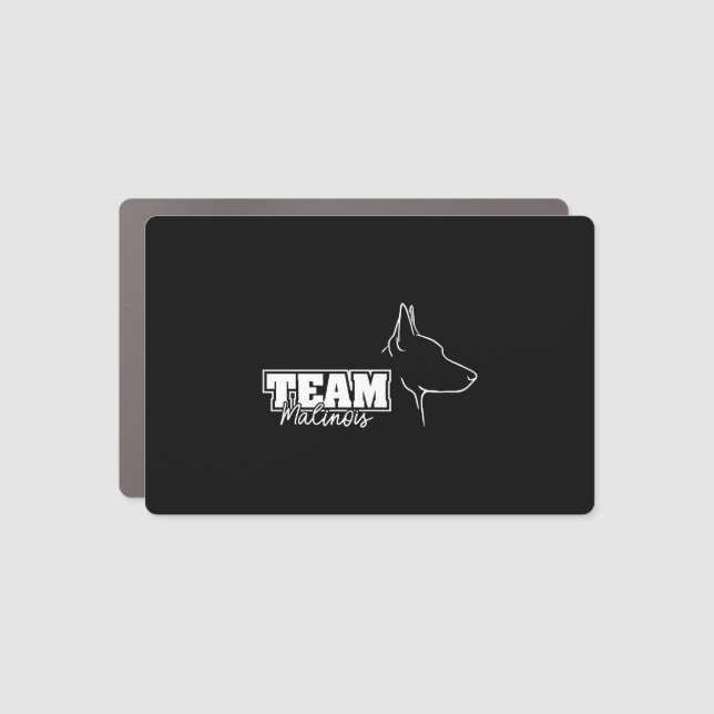 Team Malinois Belgian Shepherd Dog dogsport Car Magnet (Front)