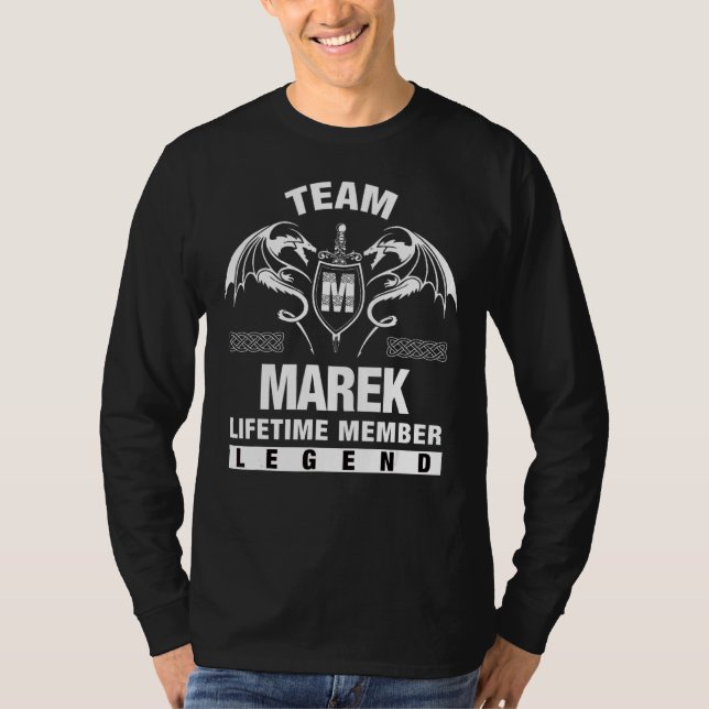 Team Marek Lifetime Member T-Shirt (Front)