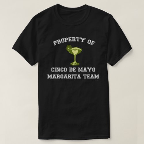 Team Margarita Cinco de Mayo T_Shirt