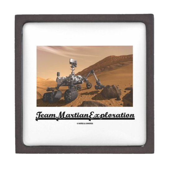 Team Martian Exploration (Curiosity Rover On Mars) Gift Box
