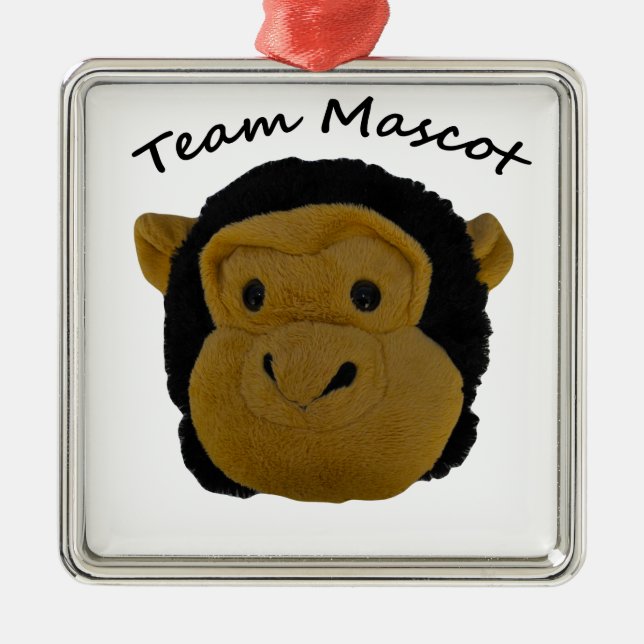 Team Mascot Metal Ornament (Front)