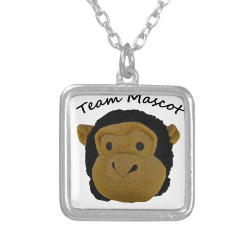 Team Mascot Silver Plated Necklace