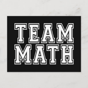 Team Math Postcard