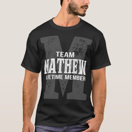 Team MATHEW Lifetime Member T_Shirt