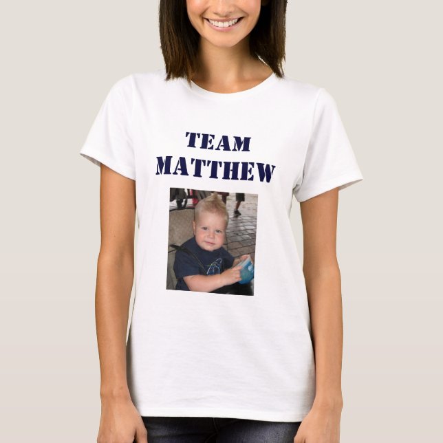 Team Matthew - Adult Female T-Shirt (Front)