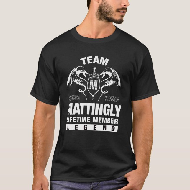 Team Mattingly Lifetime Member T-Shirt (Front)