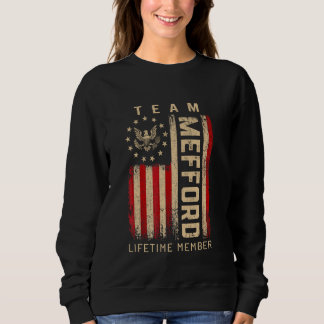 Team MEFFORD Lifetime Member American Flag Sweatshirt