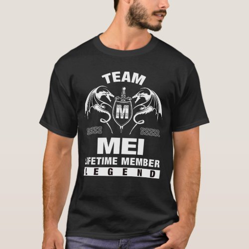 Team MEI _ Lifetime Member T_Shirt