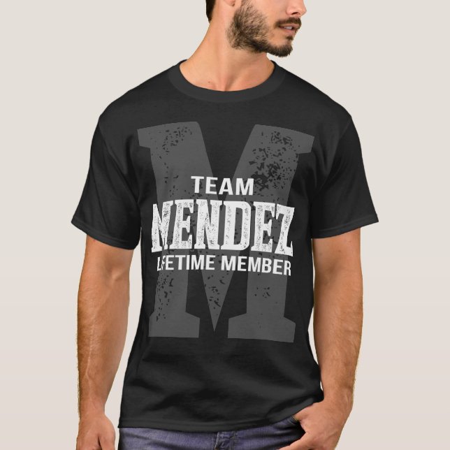 Team MENDEZ Lifetime Member T-Shirt (Front)