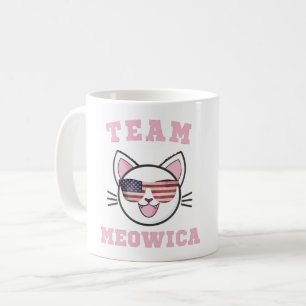 TEAM MEOWICA FUNNY CAT LOVER AMERICAN TOKYO-2021 COFFEE MUG