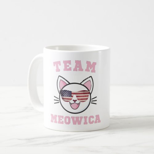 TEAM MEOWICA FUNNY CAT LOVER AMERICAN TOKYO_2021 COFFEE MUG