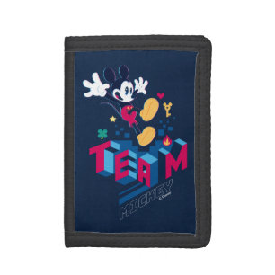 Team Mickey Digital World Trifold Wallet